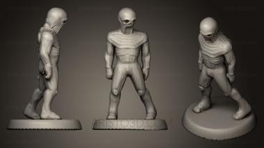 Figurines heroes, monsters and demons (STKM_0455) 3D model for CNC machine